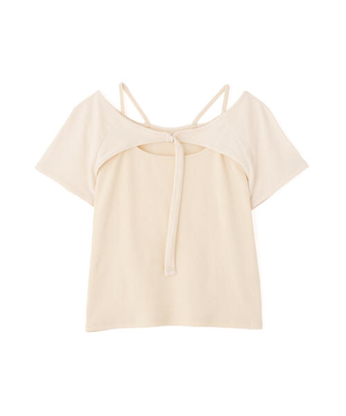 FREE'S MART（フリーズマート）の「◆ドッキングレイヤード風カットソー（Tシャツ/カットソー・レディース・ホワイト/ブラウン/ブラック・FREE）」の13枚目の写真