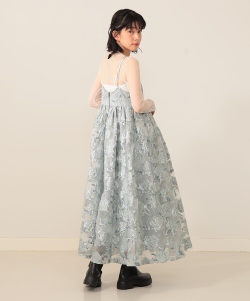 CAROLINA GLASER（カロリナ グレイサー）の「ドットチュール シアー ロングスリーブ カットソー（Tシャツ/カットソー・レディース・ホワイト/ブラック・ONE SIZE）」の3枚目の写真