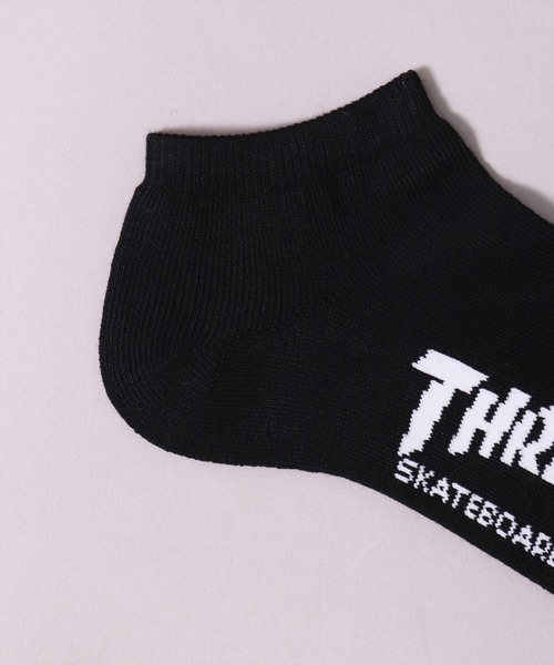 THRASHER（スラッシャー）の「(LF)【THRASHER】【3足セット】ロゴ ジャガード アンクルソックス（ソックス/靴下・メンズ・ブラック系2/ブラック系1/その他1・25～27cm）」の11枚目の写真