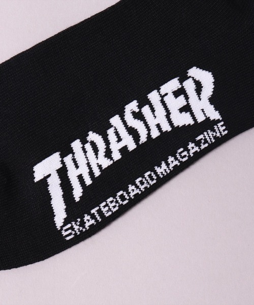 THRASHER（スラッシャー）の「(LF)【THRASHER】【3足セット】ロゴ ジャガード アンクルソックス（ソックス/靴下・メンズ・ブラック系2/ブラック系1/その他1・25～27cm）」の13枚目の写真