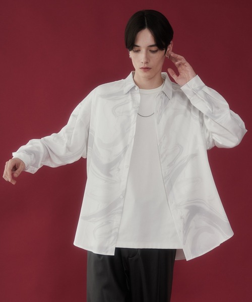 LUCY（ルーシー）の「LUCY/アムンゼンパターンBIGシャツ（シャツ/ブラウス・メンズ・その他2/その他1/その他4/その他3・MEDIUM/LARGE）」の2枚目の写真