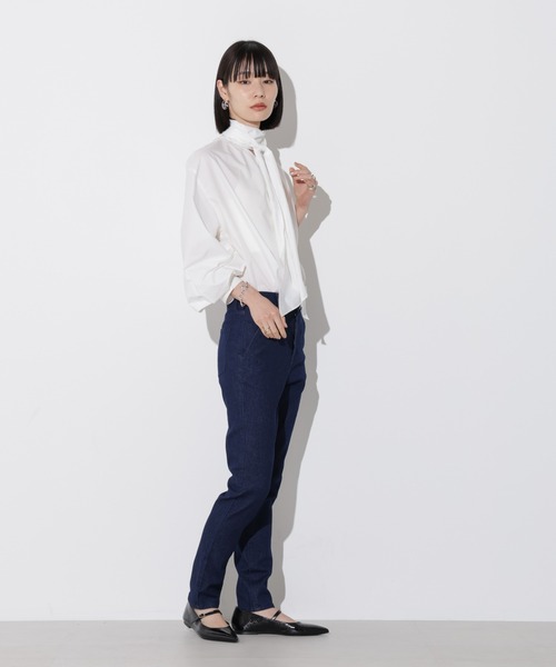 Apo(s)ture(アポスチャー)の「OLIVIA-001/デニムスリムパンツ(デニムパンツ・レディース・ネイビー/ブラック・XS/S/M/L/XL)」の18枚目の写真