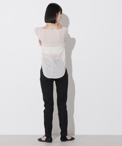 Apo(s)ture(アポスチャー)の「OLIVIA-001/デニムスリムパンツ(デニムパンツ・レディース・ネイビー/ブラック・XS/S/M/L/XL)」の11枚目の写真
