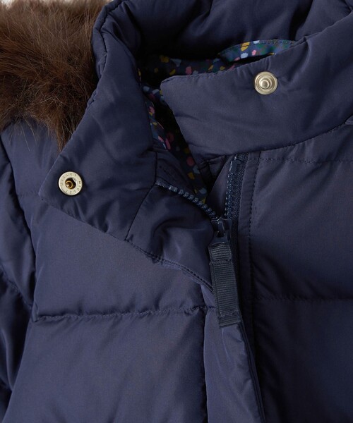 green label relaxing(グリーンレーベルリラクシング)の「ガールズダウンコート / キッズ 100cm-130cm(ダウンジャケット/コート・キッズ・ダークグレー/ベージュ/ネイビー・100cm/110cm/120cm/130cm)」の12枚目の写真