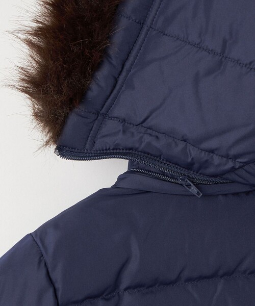 green label relaxing(グリーンレーベルリラクシング)の「ガールズダウンコート / キッズ 100cm-130cm(ダウンジャケット/コート・キッズ・ダークグレー/ベージュ/ネイビー・100cm/110cm/120cm/130cm)」の13枚目の写真