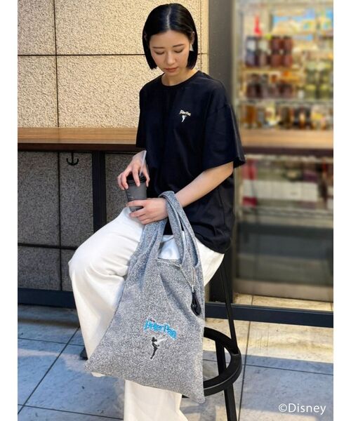 MURUA（ムルーア）の「【ディズニーコレクション】ピーター・パン ティンカー・ベル/デザインラメバッグ（トートバッグ・レディース・ブラウン/シルバー・FREE）」の11枚目の写真