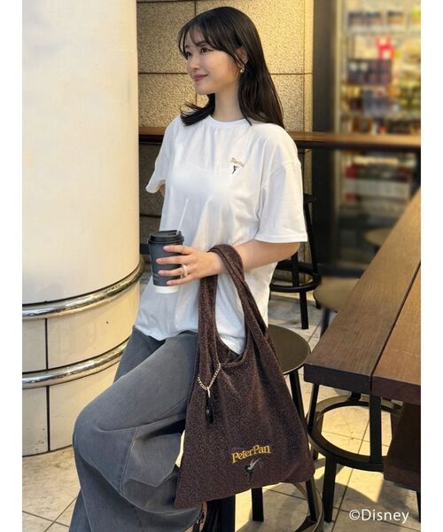 MURUA（ムルーア）の「【ディズニーコレクション】ピーター・パン ティンカー・ベル/デザインラメバッグ（トートバッグ・レディース・ブラウン/シルバー・FREE）」の12枚目の写真