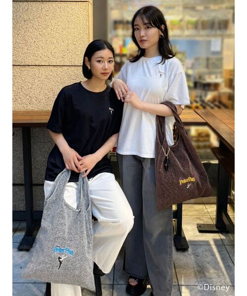 MURUA（ムルーア）の「【ディズニーコレクション】ピーター・パン ティンカー・ベル/デザインラメバッグ（トートバッグ・レディース・ブラウン/シルバー・FREE）」の13枚目の写真