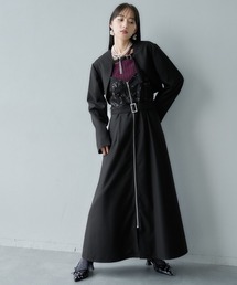 HARE | 2Pボレロ＊ジップジャンスカ(HARE)(ジャンパースカート)