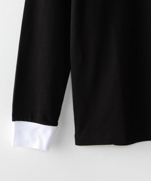 Steven Alan(スティーブンアラン)の「<FUTUR> PIQUE RINGER T/Tシャツ(Tシャツ/カットソー・メンズ・ブラック・MEDIUM/LARGE)」の5枚目の写真