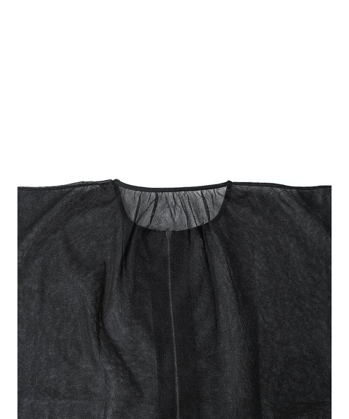 :ETHROF(イーサオブ)の「SHEER KNIT CARDIGAN(カーディガン/ボレロ・レディース・グレー/ブラック・MEDIUM)」の16枚目の写真