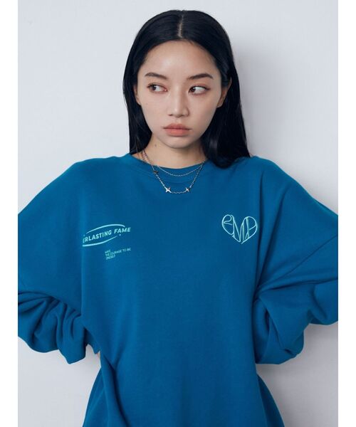 EMODA(エモダ)の「マークユニットスウェット(スウェット・レディース・ブラック/グレー/ブルー/レッド・FREE)」の21枚目の写真