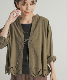 URBAN RESEARCH DOORS | レース刺繍Vネックカーディガン(カーディガン/ボレロ)