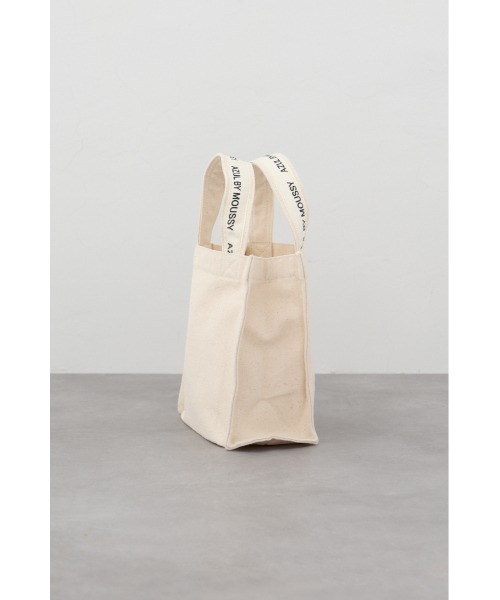 AZUL by moussy（アズールバイマウジー）の「キャンバスロゴテープミニバッグ（トートバッグ・メンズ・オフホワイト/グレー/ブラック・FREE）」の7枚目の写真