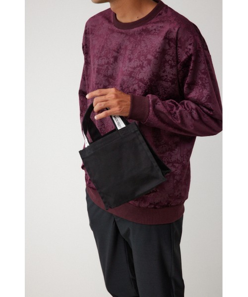 AZUL by moussy（アズールバイマウジー）の「キャンバスロゴテープミニバッグ（トートバッグ・メンズ・オフホワイト/グレー/ブラック・FREE）」の11枚目の写真