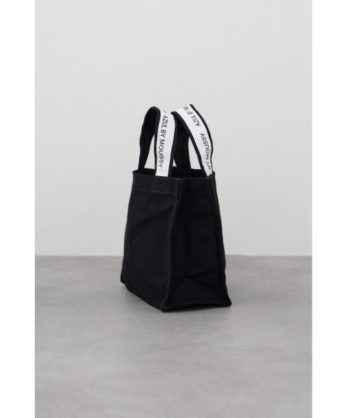 AZUL by moussy（アズールバイマウジー）の「キャンバスロゴテープミニバッグ（トートバッグ・メンズ・オフホワイト/グレー/ブラック・FREE）」の14枚目の写真