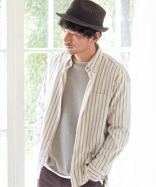 ikka（イッカ）の「【吸水速乾】イージーケアオックスボタンダウンシャツ（シャツ/ブラウス・メンズ・ホワイト/チャコールグレー/グリーン/ネイビー/ベージュ/ブラウン・S/M/L/XL）」の11枚目の写真