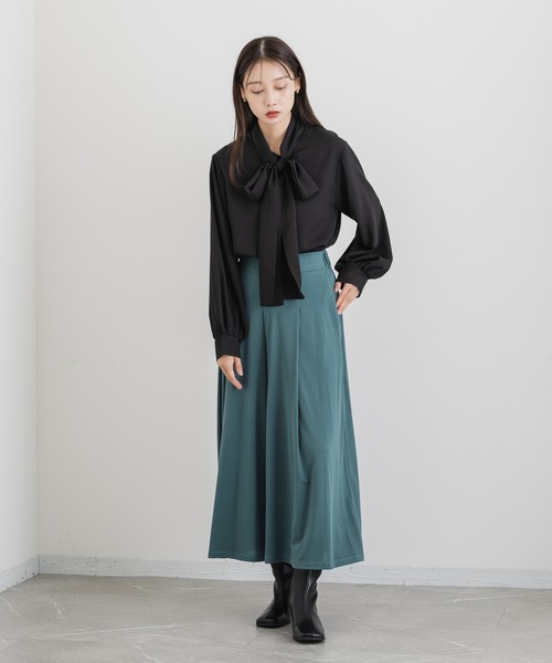 KATHARINE ROSS(キャサリンロス)の「【KATHARINE ROSS】ボウタイブラウス(シャツ/ブラウス・レディース・ブラック/ライトグレー・MEDIUM)」の7枚目の写真