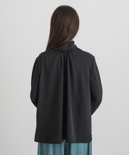 KATHARINE ROSS(キャサリンロス)の「【KATHARINE ROSS】ボウタイブラウス(シャツ/ブラウス・レディース・ブラック/ライトグレー・MEDIUM)」の14枚目の写真