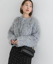 F by ROSSO | F by ROSSO　シープドッグシャギー2WAYニット(カーディガン/ボレロ)