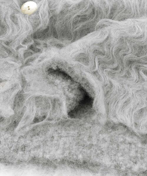 F by ROSSO（エフバイロッソ）の「F by ROSSO　シープドッグシャギー2WAYニット（カーディガン/ボレロ・レディース・ベージュ系その他/グレー・FREE）」の16枚目の写真