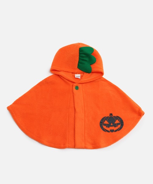 chil2（チルツー）の「ハロウィン 仮装衣装 マント（ポンチョ・キッズ・オレンジ・80-95cm/100-110cm）」の6枚目の写真