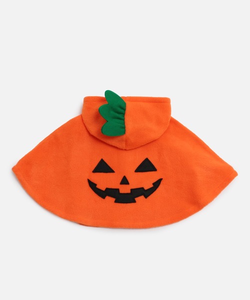 chil2（チルツー）の「ハロウィン 仮装衣装 マント（ポンチョ・キッズ・オレンジ・80-95cm/100-110cm）」の7枚目の写真