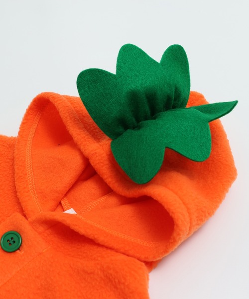 chil2（チルツー）の「ハロウィン 仮装衣装 マント（ポンチョ・キッズ・オレンジ・80-95cm/100-110cm）」の10枚目の写真