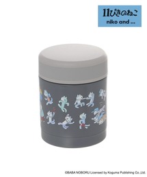 niko and...（ニコアンド）の「【11ぴきのねこ】コラボ　スープジャー/容量380ml（お弁当箱・メンズ）」