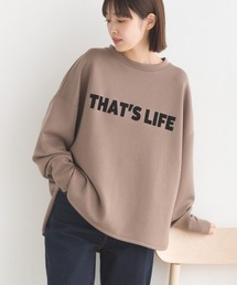 OMNES | ソフトダンボールニットフロッキープリントプルオーバー(Tシャツ/カットソー)