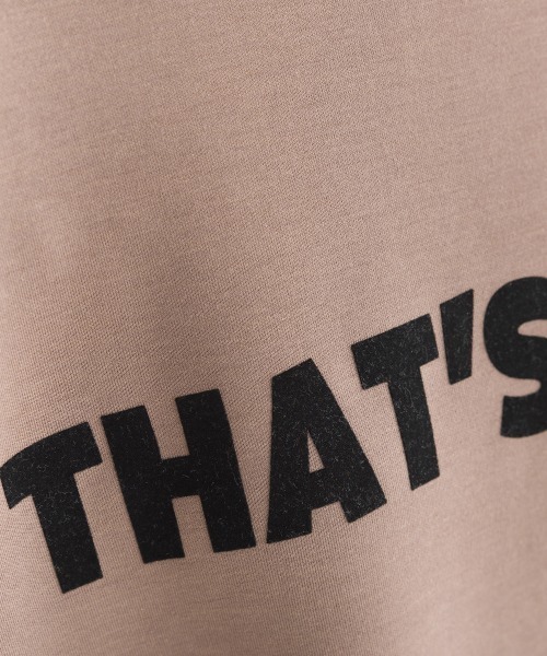 OMNES(オムネス)の「ソフトダンボールニットフロッキープリントプルオーバー(Tシャツ/カットソー・レディース・チャコール/グレイッシュベージュ/モカ/オフホワイト/ブラック・FREE)」の18枚目の写真