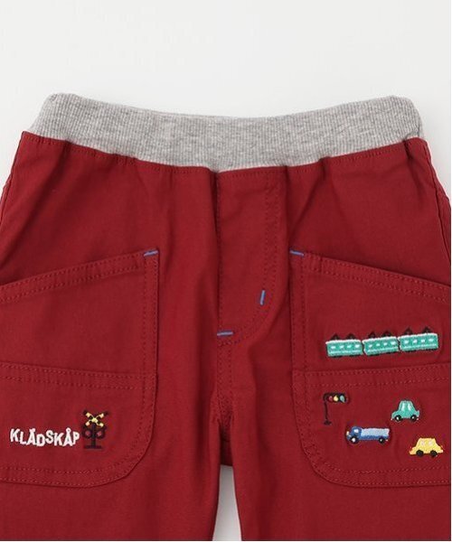 kladskap（クレードスコープ）の「電車裾折り返しロング丈ストレートパンツ（その他パンツ・キッズ・ベージュ/ネイビー/レッド・90cm/100cm/110cm/120cm/130cm/80ｃｍ）」の5枚目の写真