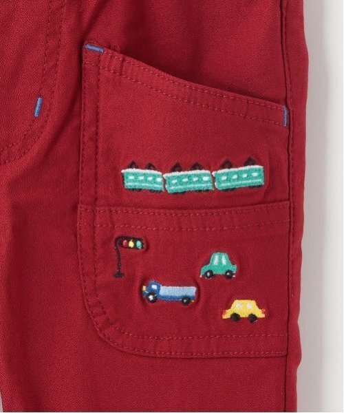 kladskap（クレードスコープ）の「電車裾折り返しロング丈ストレートパンツ（その他パンツ・キッズ・ベージュ/ネイビー/レッド・90cm/100cm/110cm/120cm/130cm/80ｃｍ）」の7枚目の写真