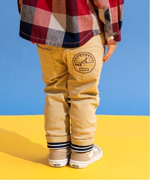 kladskap（クレードスコープ）の「電車裾折り返しロング丈ストレートパンツ（その他パンツ・キッズ・ベージュ/ネイビー/レッド・90cm/100cm/110cm/120cm/130cm/80ｃｍ）」の17枚目の写真