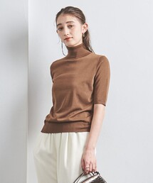 UNITED ARROWS | C/SI 18G タートルニット 5SL(ニット/セーター)