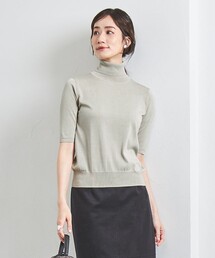 UNITED ARROWS | C/SI 18G タートルニット 5SL(ニット/セーター)
