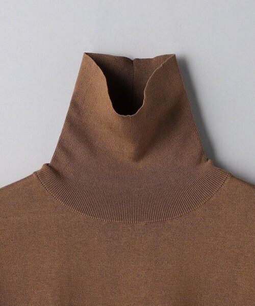UNITED ARROWS（ユナイテッドアローズ）の「C/SI 18G タートルニット 5SL（ニット/セーター・レディース・ライトグレー/ブラウン/ネイビー・FREE）」の18枚目の写真
