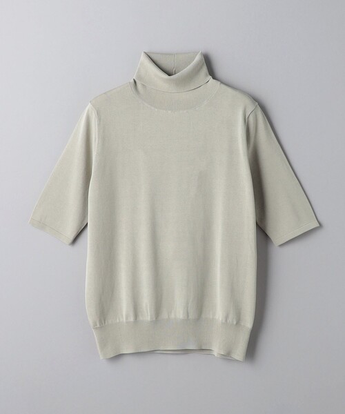 UNITED ARROWS（ユナイテッドアローズ）の「C/SI 18G タートルニット 5SL（ニット/セーター・レディース・ライトグレー/ブラウン/ネイビー・FREE）」の21枚目の写真