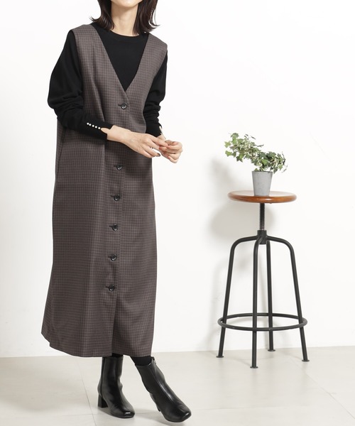 FOUND GOOD(ファウンドグッド)の「コンフォートパールニットPO(ニット/セーター・レディース・ブラック/ホワイト系5/ブルー系2/レッド系8・L/M/S)」の12枚目の写真