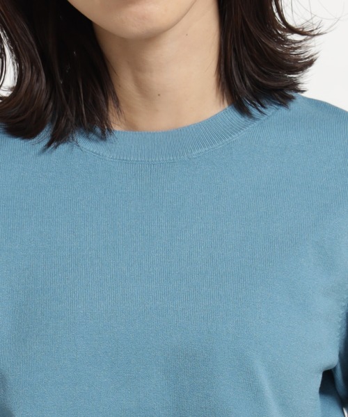 FOUND GOOD(ファウンドグッド)の「コンフォートパールニットPO(ニット/セーター・レディース・ブラック/ホワイト系5/ブルー系2/レッド系8・L/M/S)」の14枚目の写真