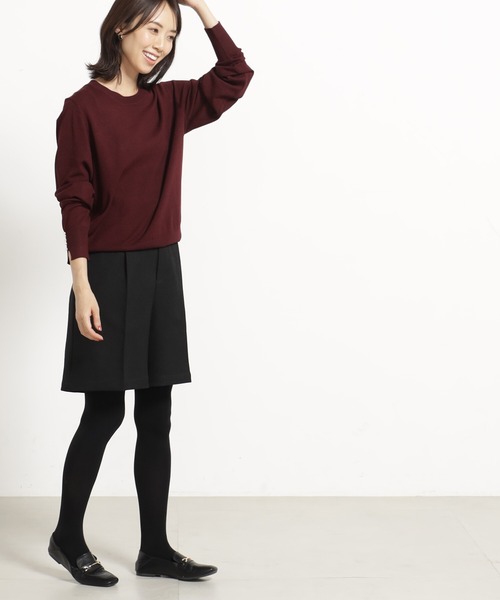 FOUND GOOD(ファウンドグッド)の「コンフォートパールニットPO(ニット/セーター・レディース・ブラック/ホワイト系5/ブルー系2/レッド系8・L/M/S)」の17枚目の写真