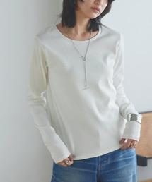 RASW | [RASW]機能付きテレコUネックカットソー(Tシャツ/カットソー)