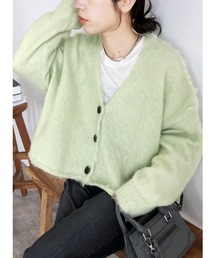 reca | ラクーン風ニットカーディガン(カーディガン/ボレロ)