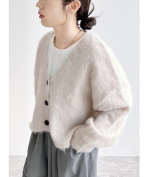 reca | ラクーン風ニットカーディガン(カーディガン/ボレロ)