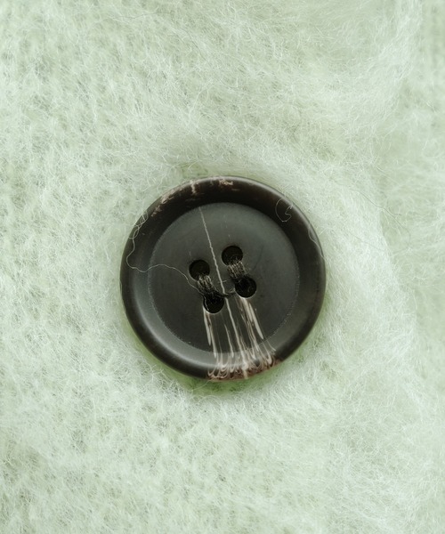 reca（レカ）の「ラクーン風ニットカーディガン（カーディガン/ボレロ・レディース・アイボリー/グリーン系その他/バーガンディー・FREE）」の20枚目の写真