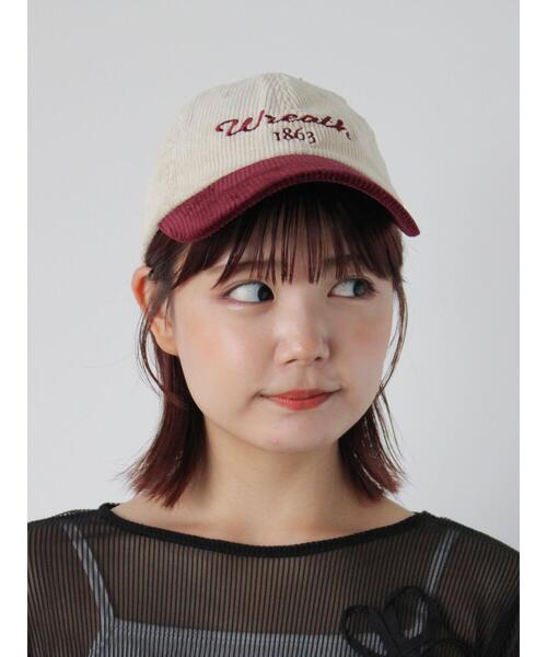 ehka sopo（エヘカソポ）の「配色コーデュロイキャップ（ハット・レディース・グレー/キナリ/ベージュ・F）」の2枚目の写真