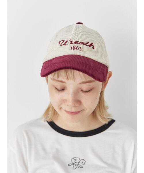 ehka sopo（エヘカソポ）の「配色コーデュロイキャップ（ハット・レディース・グレー/キナリ/ベージュ・F）」の5枚目の写真
