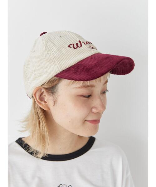 ehka sopo（エヘカソポ）の「配色コーデュロイキャップ（ハット・レディース・グレー/キナリ/ベージュ・F）」の6枚目の写真