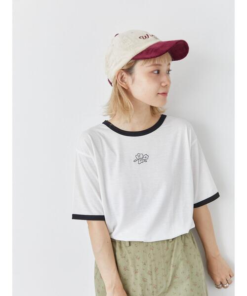 ehka sopo（エヘカソポ）の「配色コーデュロイキャップ（ハット・レディース・グレー/キナリ/ベージュ・F）」の7枚目の写真