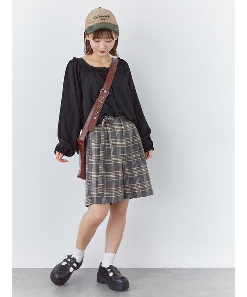 ehka sopo（エヘカソポ）の「配色コーデュロイキャップ（ハット・レディース・グレー/キナリ/ベージュ・F）」の21枚目の写真